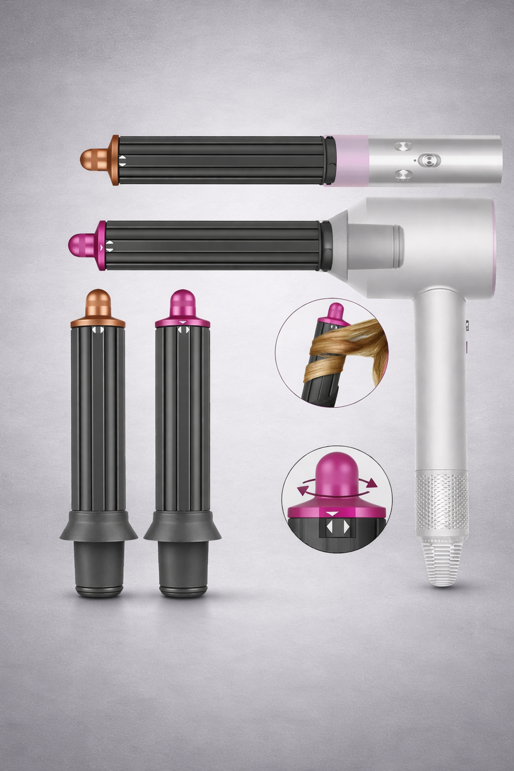 40 mm Lockenaufsatz kompatibel mit AirSilk™ Pro Haartrockner