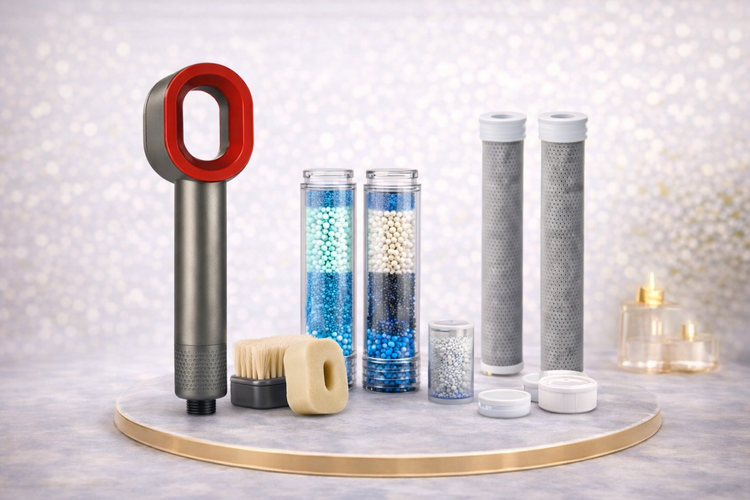 PureFlow™ Filter-Duschkopf – Sanftes Duschen für Haut & Haare