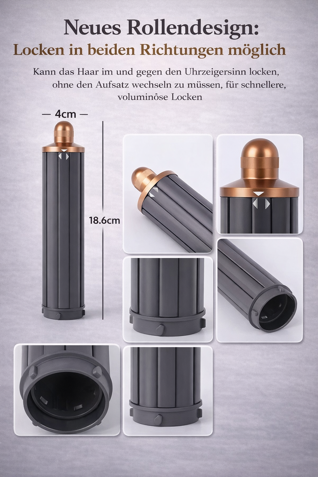 40 mm Lockenaufsatz kompatibel mit AirSilk™ Pro Haartrockner