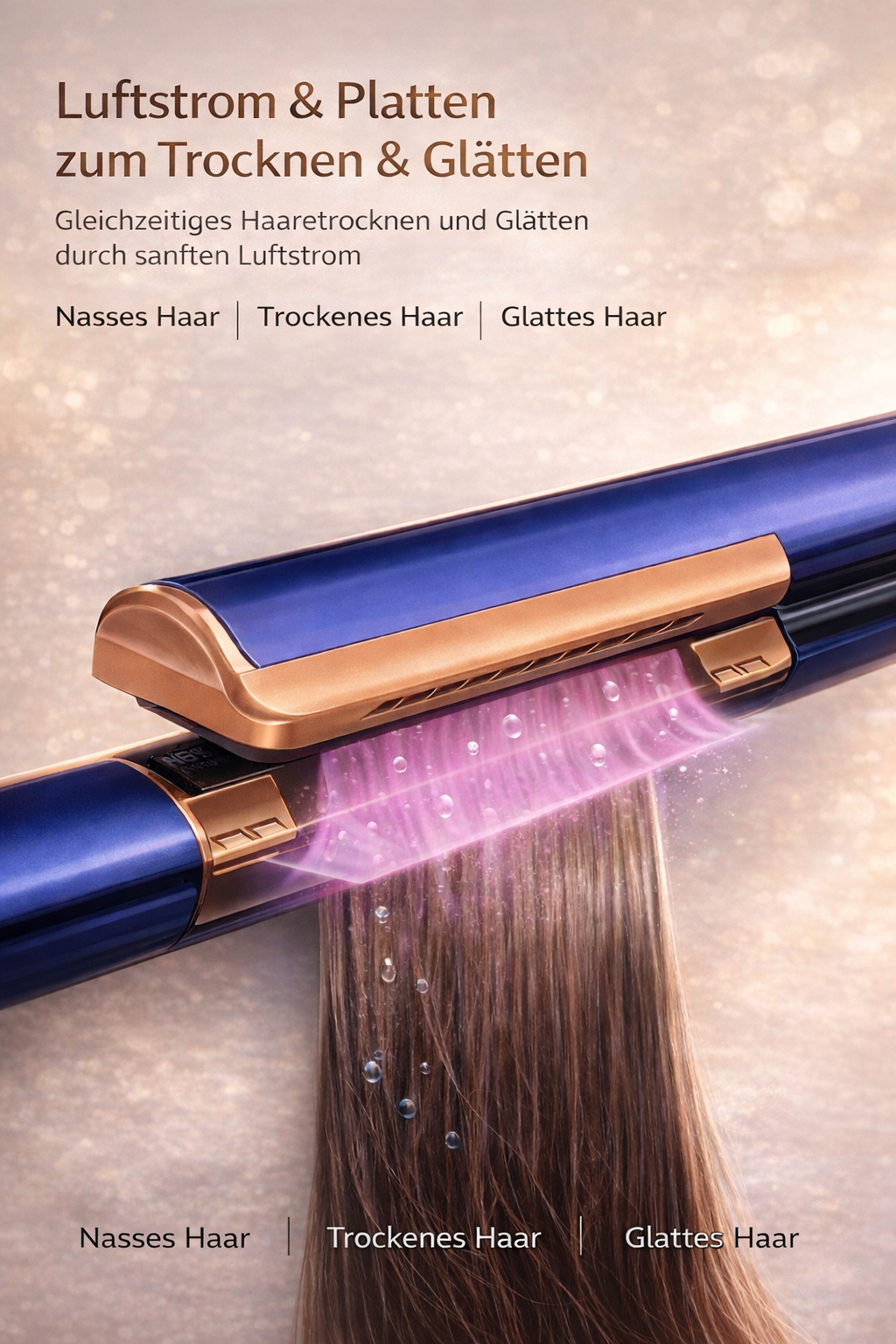 AirStraight™ 2-in-1 Haartrockner & Glätteisen