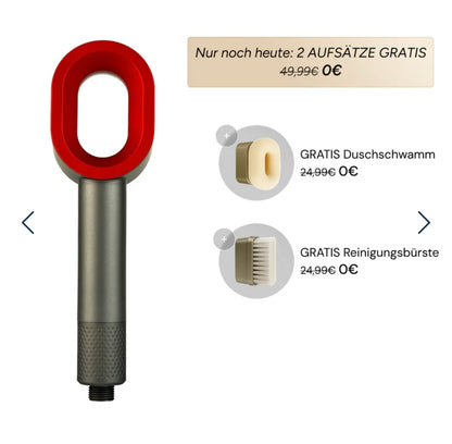 🛁 PureFlow™ Filter-Duschkopf – Sanftes Duschen für Haut & Haare